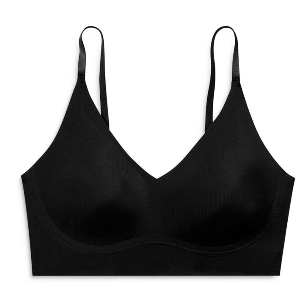 NWT - True & Co. True Body Lift Triangle Adjustable Strap Bra - Black